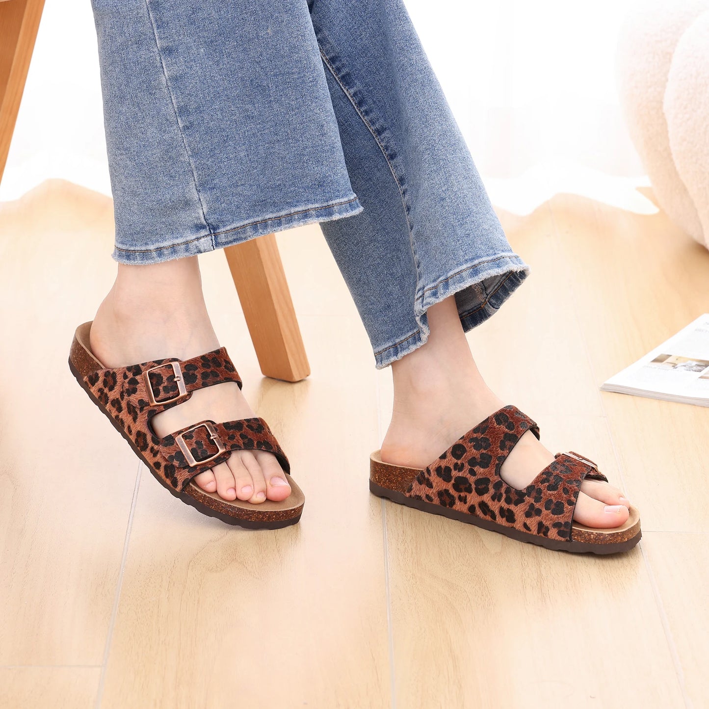 Sandales Femme avec Boucle Réglable et Semelle Antidérapante Lucyle