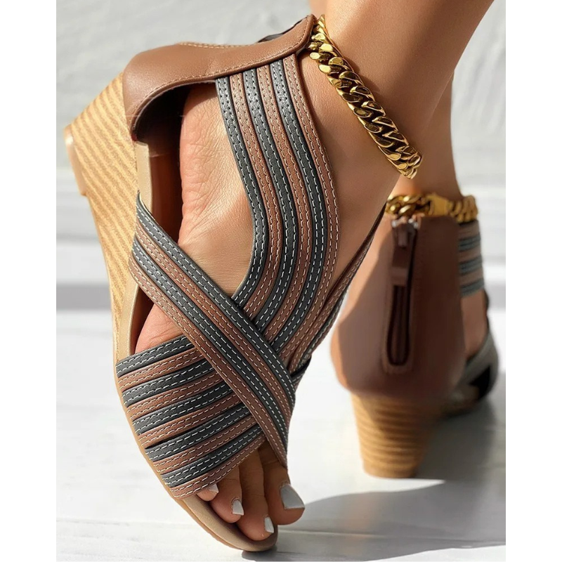 Sandales Femme avec Bretelles Croisées Lucyle