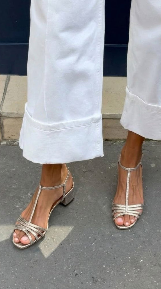 Sandales Femme avec Bretelles Fines Confortables Lucyle