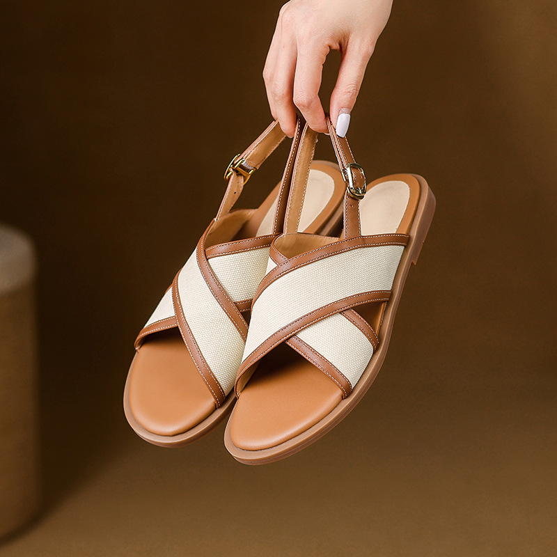 Sandales Femme avec Brides Croisées Lucyle