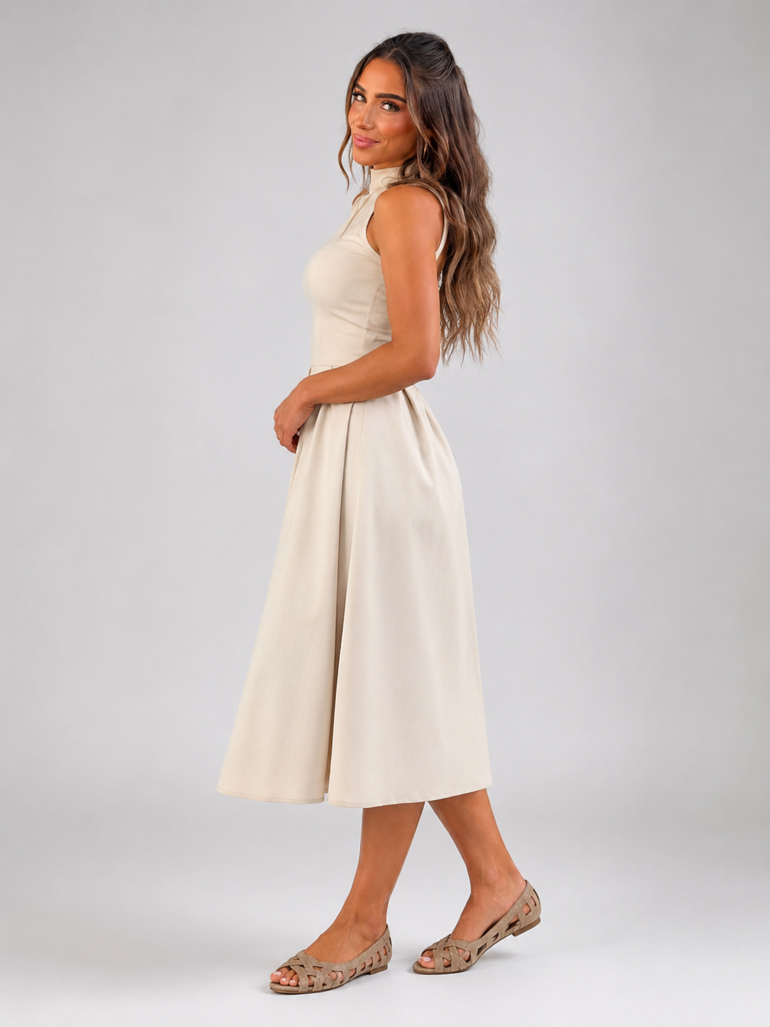 Sandales Femme avec Brides Croisées et Semelle Antidérapante Lucyle