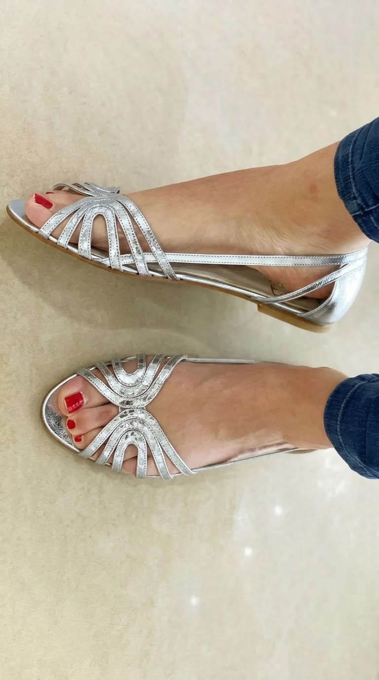Sandales Femme avec Brides Dorées Élégantes Lucyle