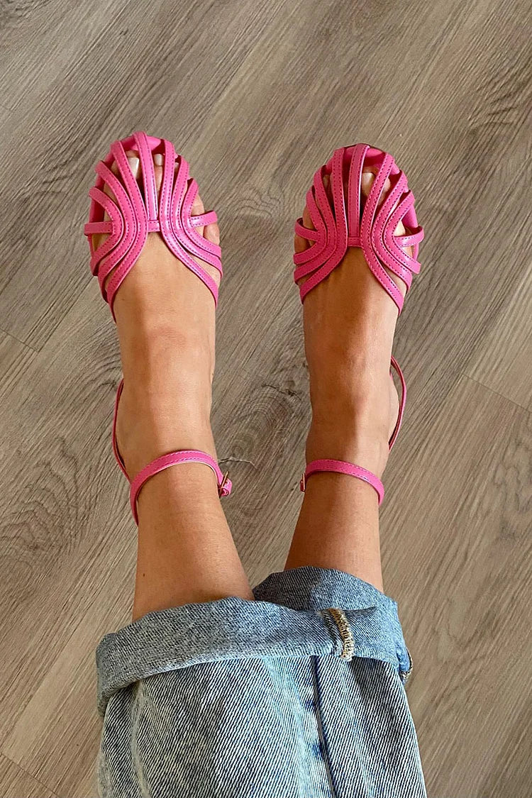 Sandales Femme avec Brides Inspirées des Bijoux Lucyle