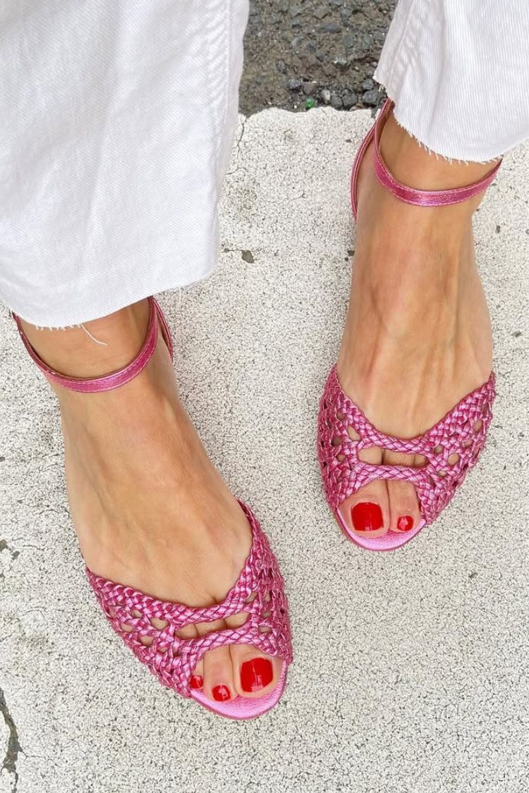 Sandales Femme avec Design Tissé Élégant Lucyle