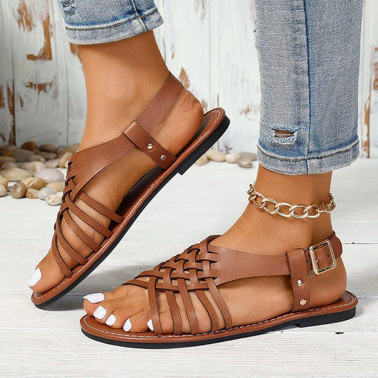 Sandales Femme avec Design Tressé Lucyle