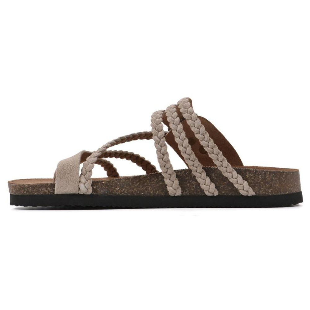 Sandales Femme avec Design Tressé et Semelle Antidérapante Lucyle