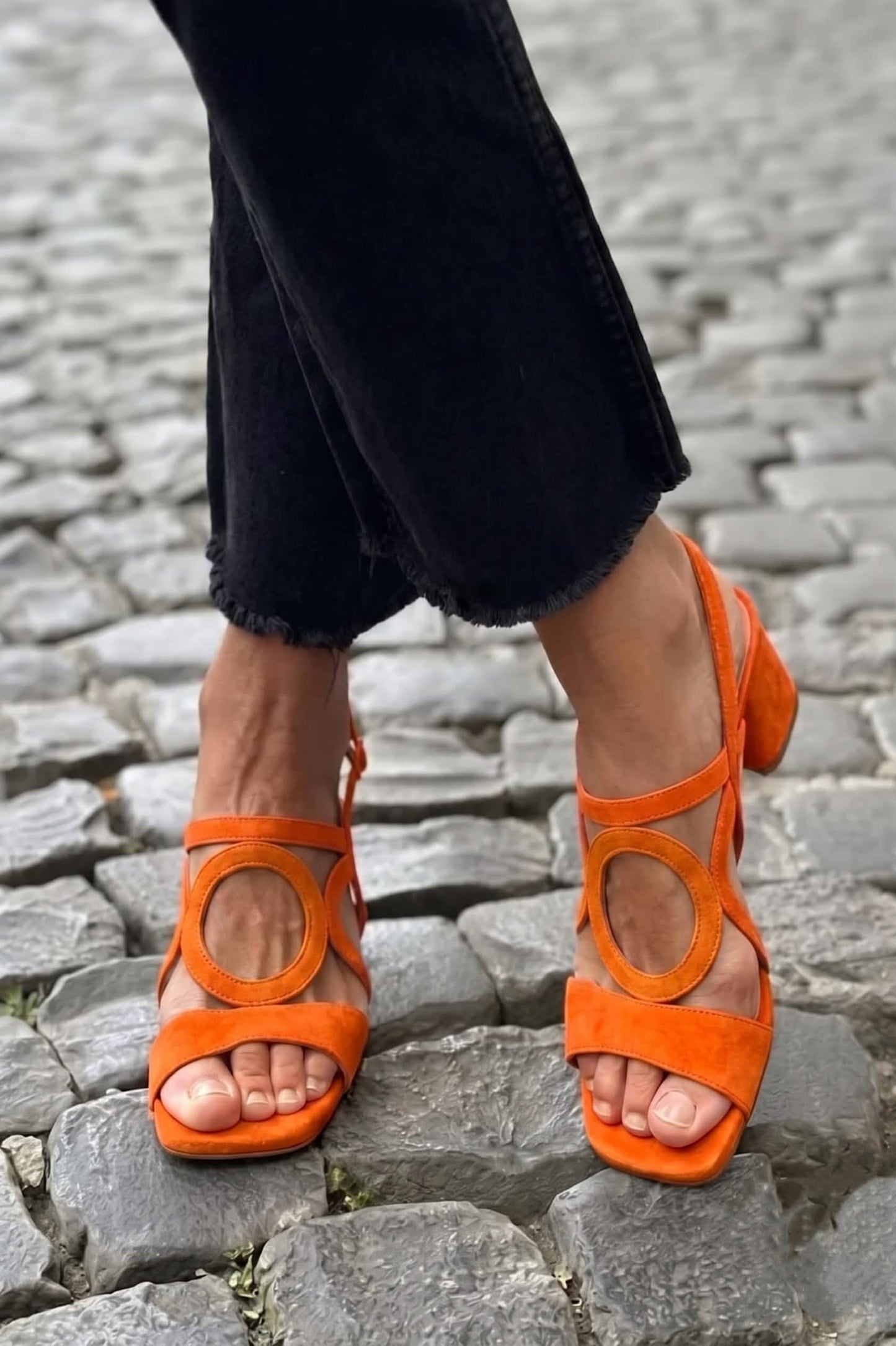 Sandales Femme avec Détail Circulaire Élegant Lucyle