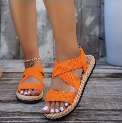 Sandales Femme avec Détail Tressé Lucyle