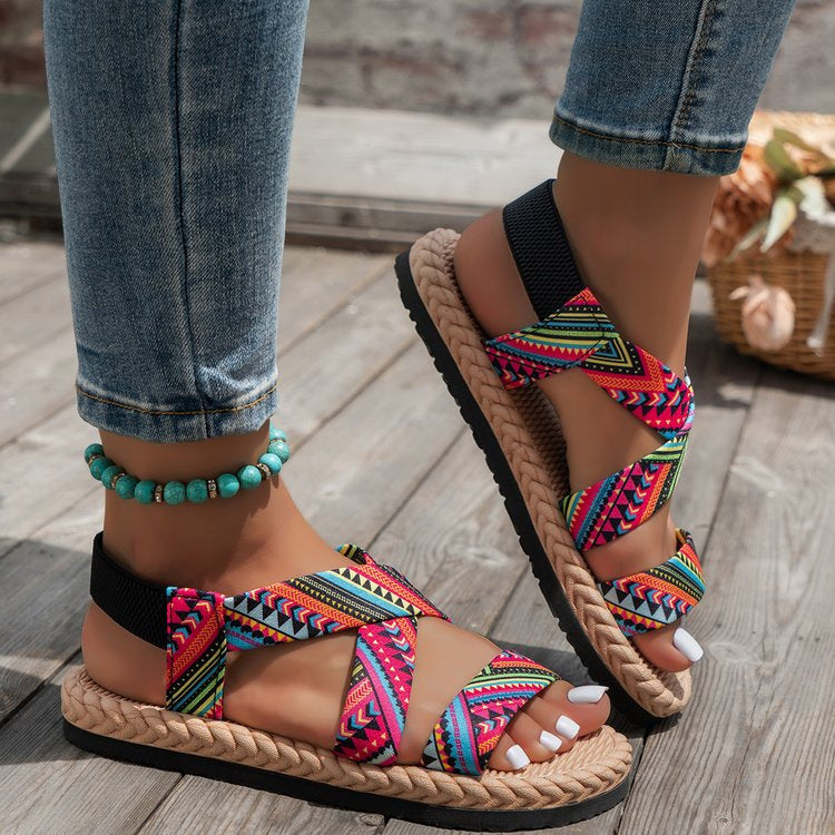 Sandales Femme avec Détail Tressé Lucyle