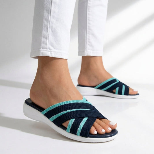Sandales Femme avec Lanières Croisées Lucyle