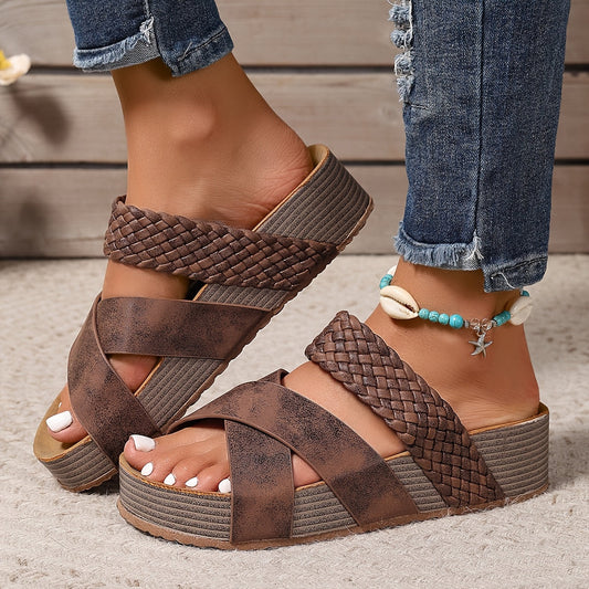Sandales Femme avec Lanières Croisées Lucyle