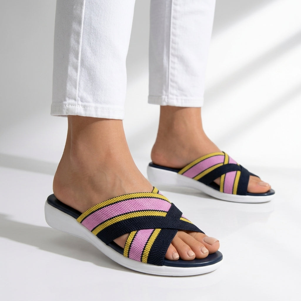 Sandales Femme avec Lanières Croisées Lucyle