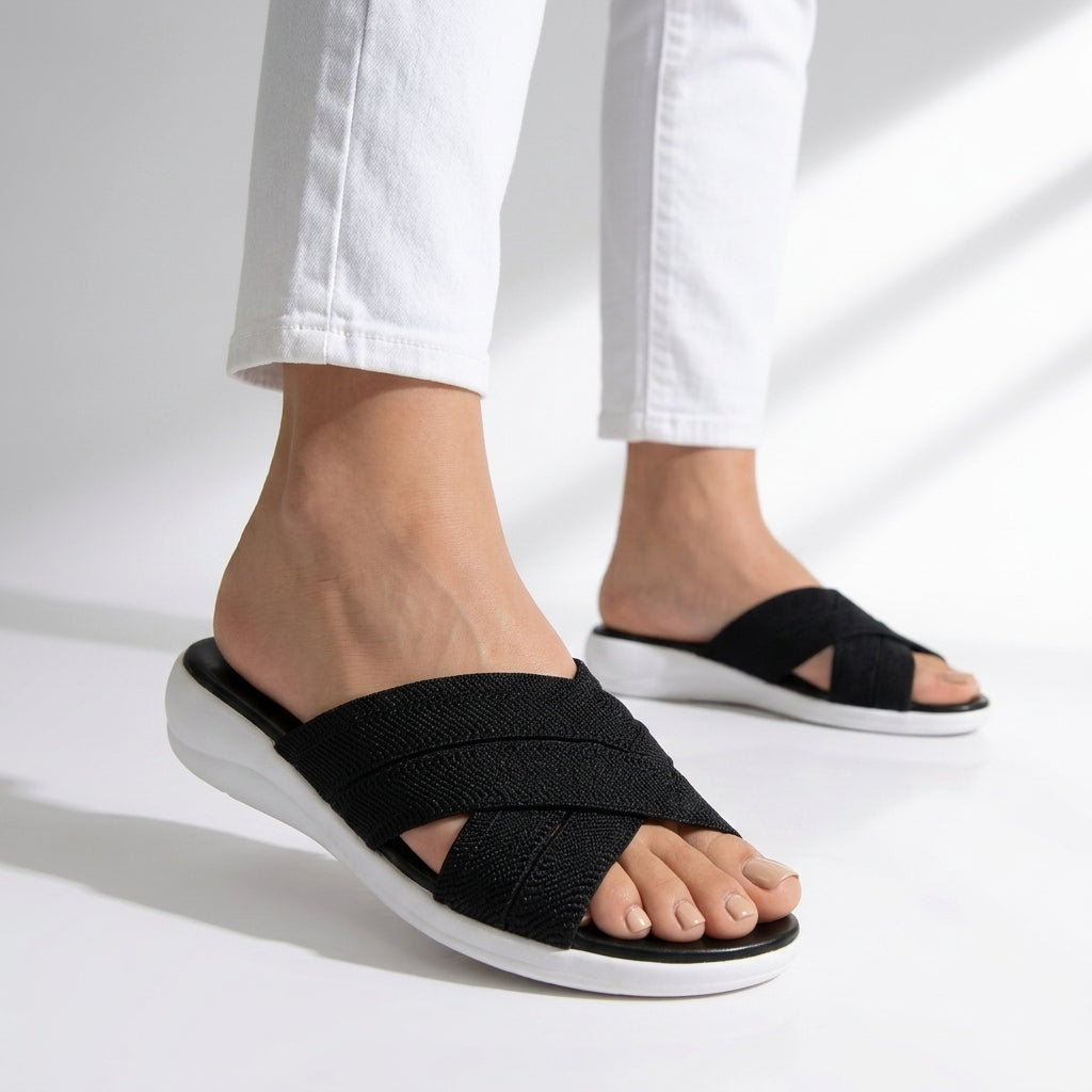 Sandales Femme avec Lanières Croisées Lucyle