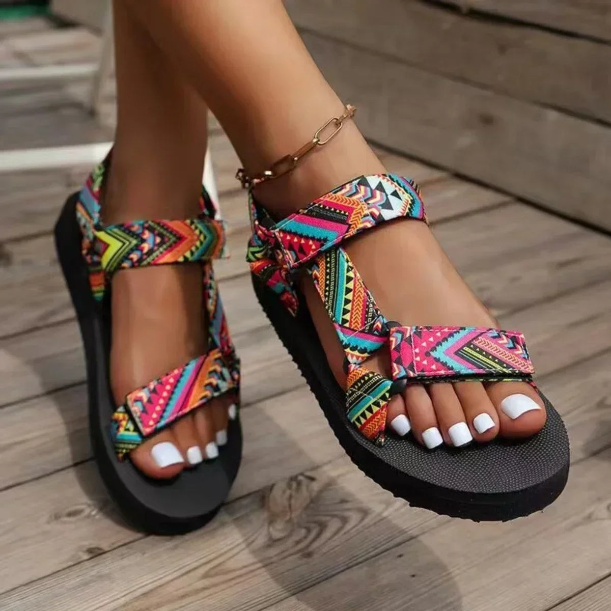 Sandales Femme avec Sangle de Cheville Réglable Lucyle