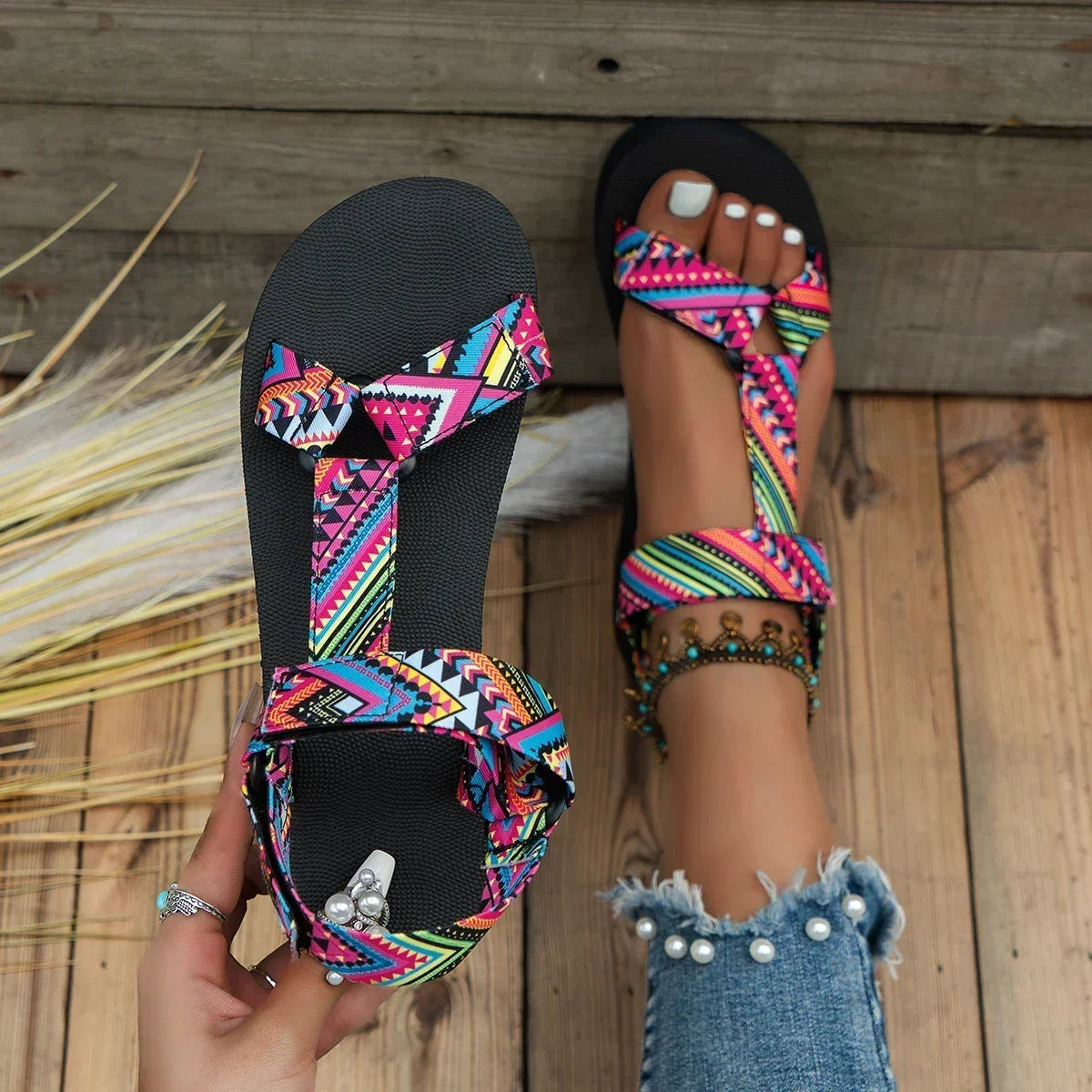 Sandales Femme avec Sangle de Cheville Réglable Lucyle