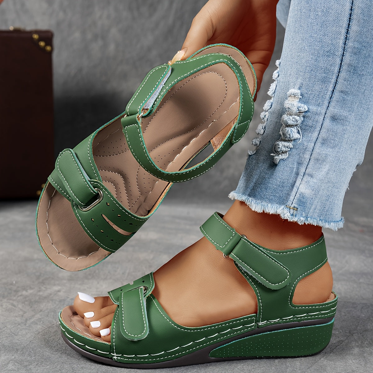 Sandales Femme avec Semelle Ergonomique Lucyle