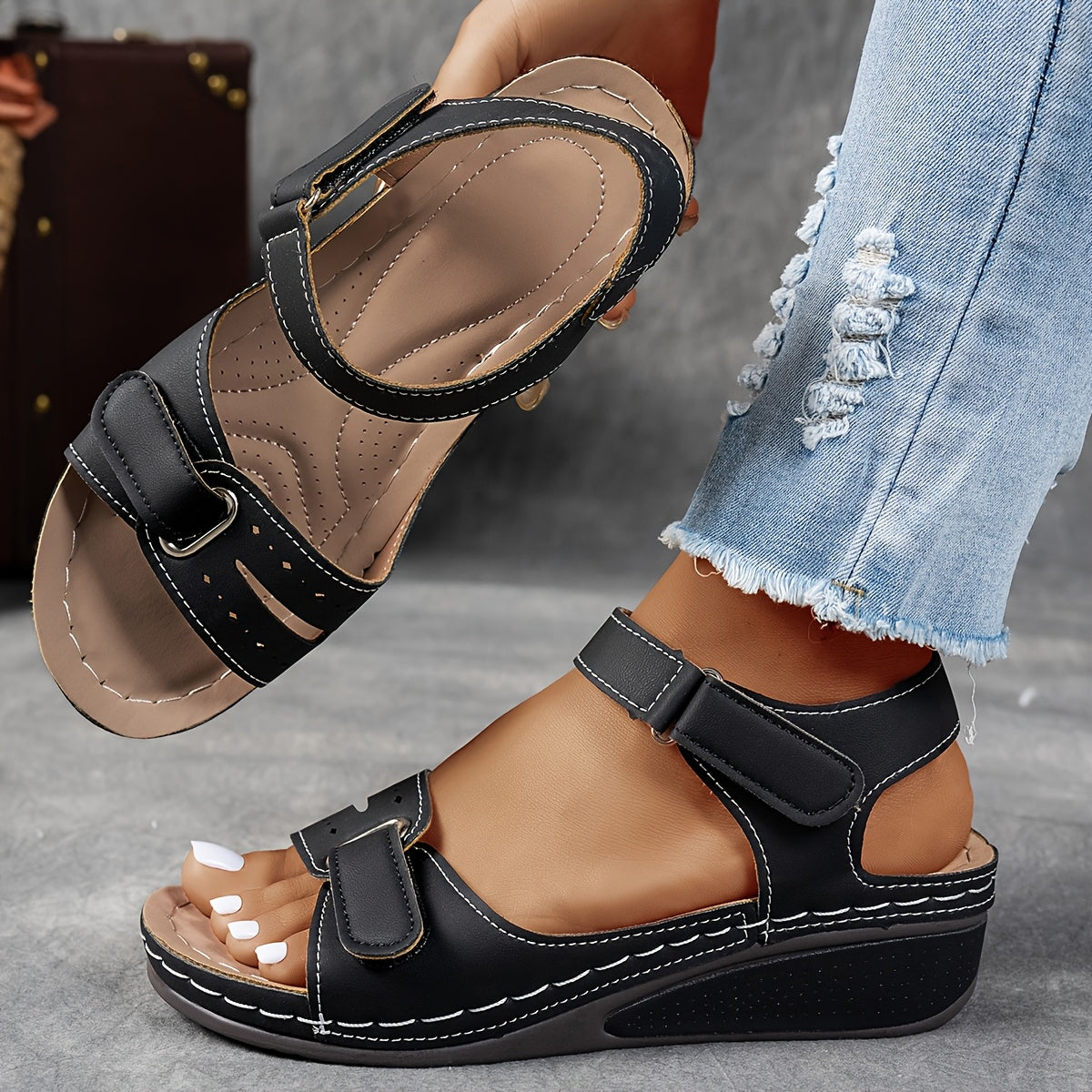 Sandales Femme avec Semelle Ergonomique Lucyle