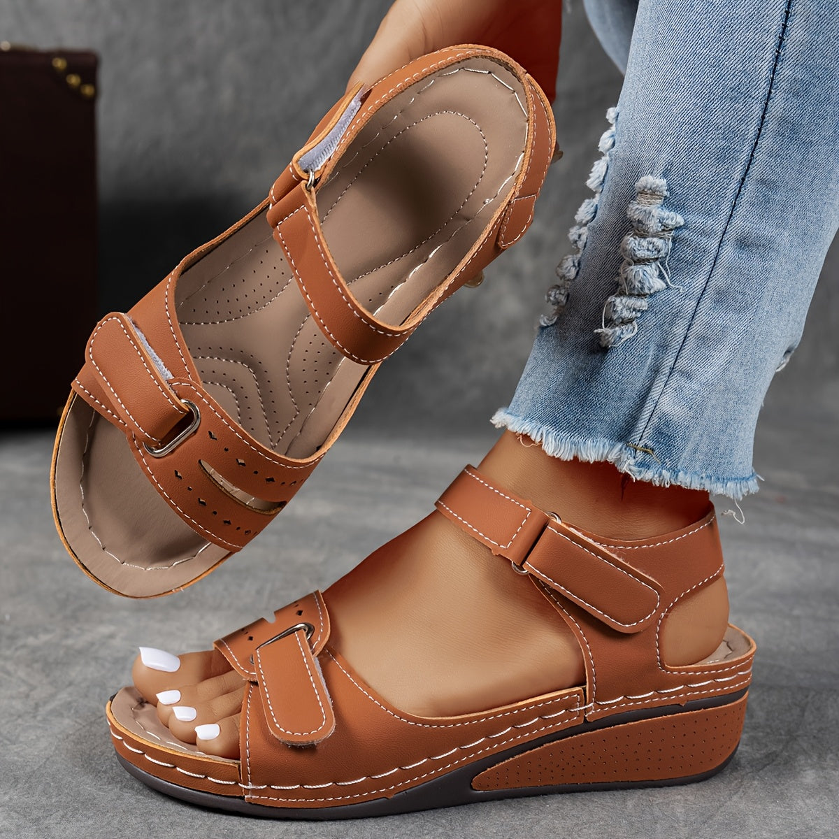 Sandales Femme avec Semelle Ergonomique Lucyle