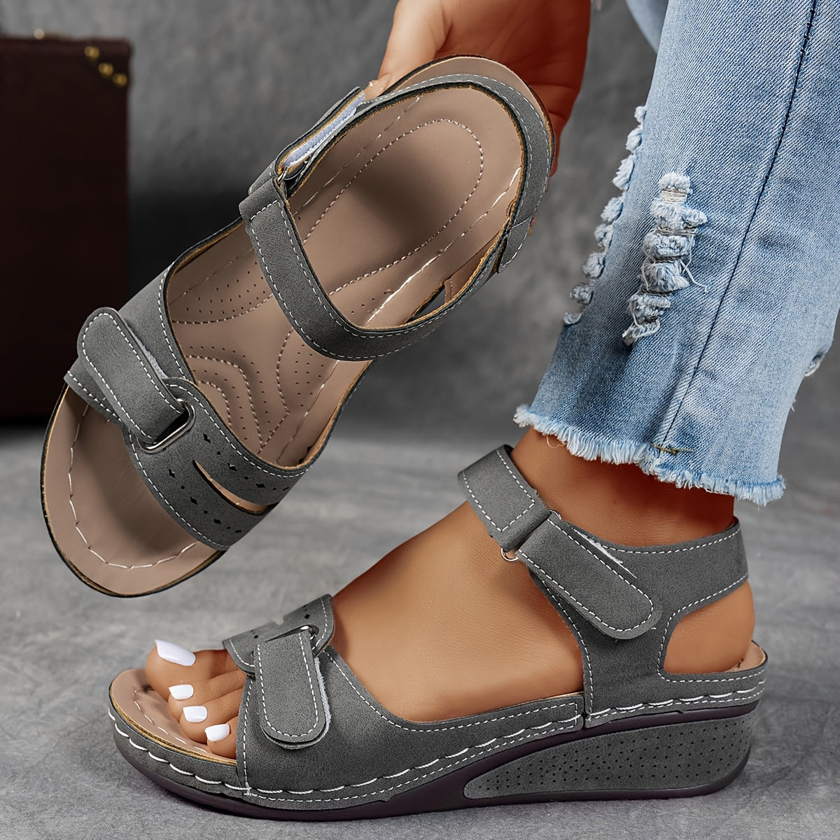 Sandales Femme avec Semelle Ergonomique Lucyle