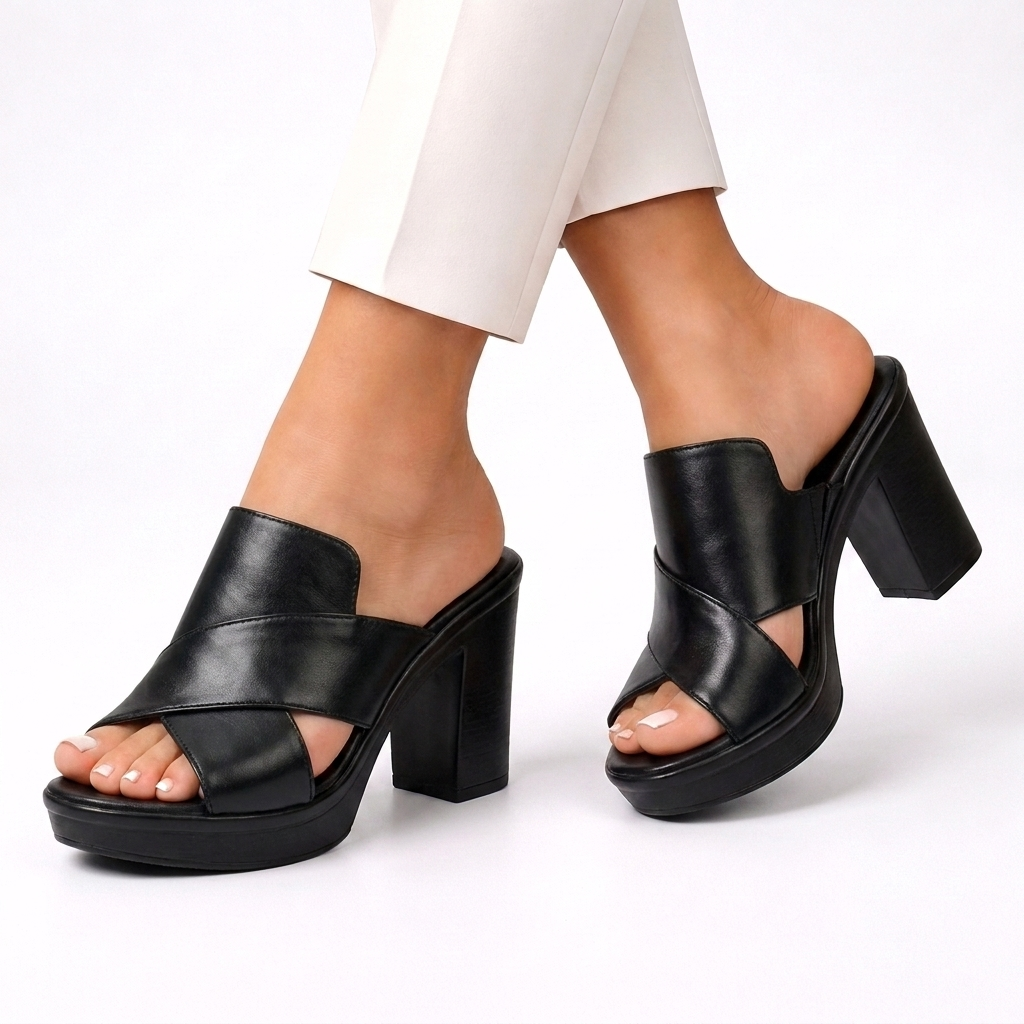 Sandales Femme avec Talon Bloc et Semelle Rembourrée Lucyle