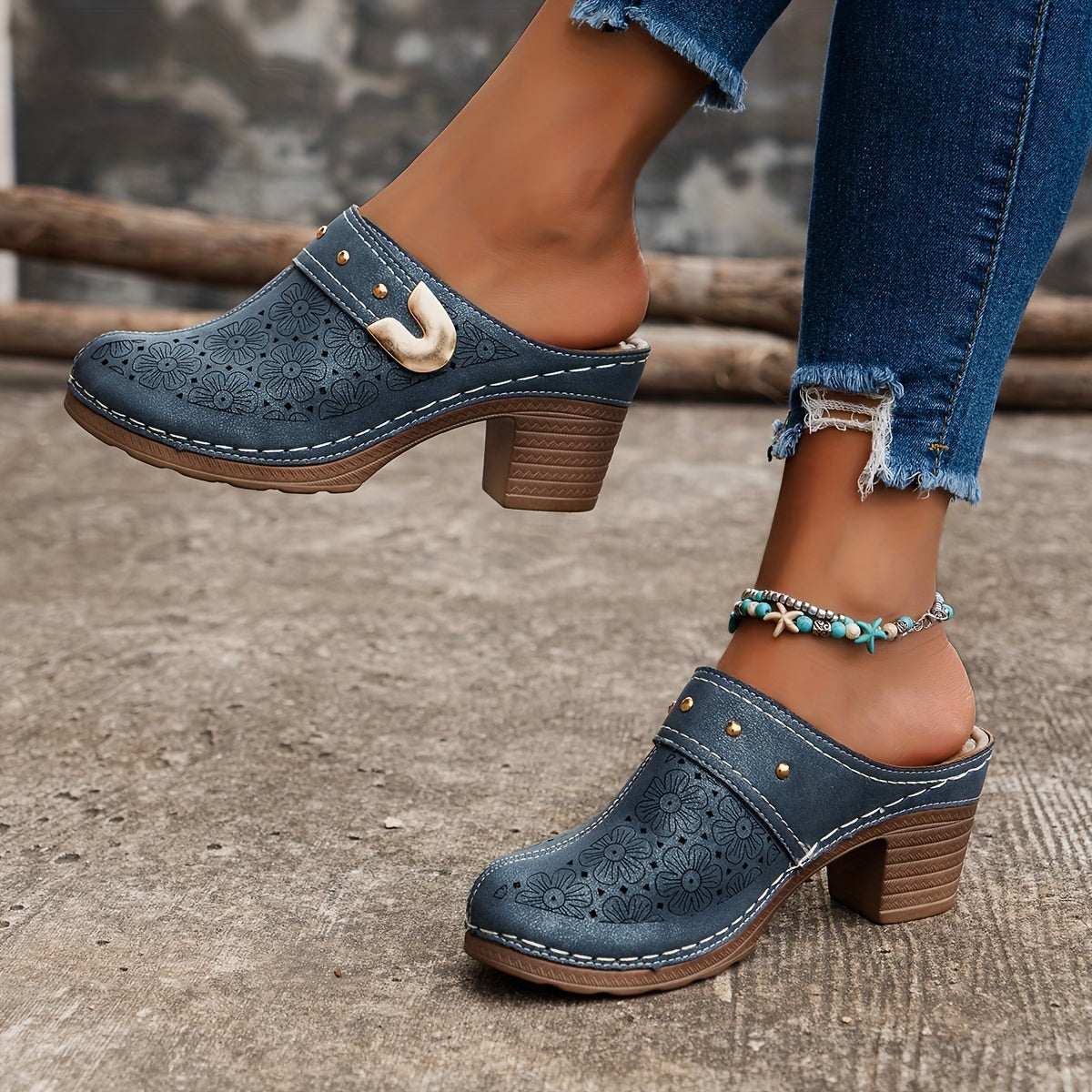 Sandales Femme avec Talon Bloc Confortable Lucyle