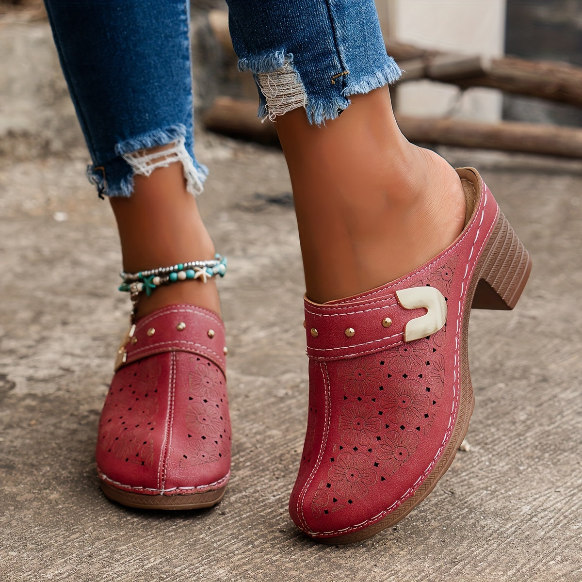 Sandales Femme avec Talon Bloc Confortable Lucyle