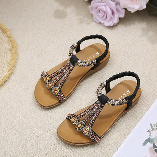 Sandales de Plage Femme avec Design Floral Lucyle