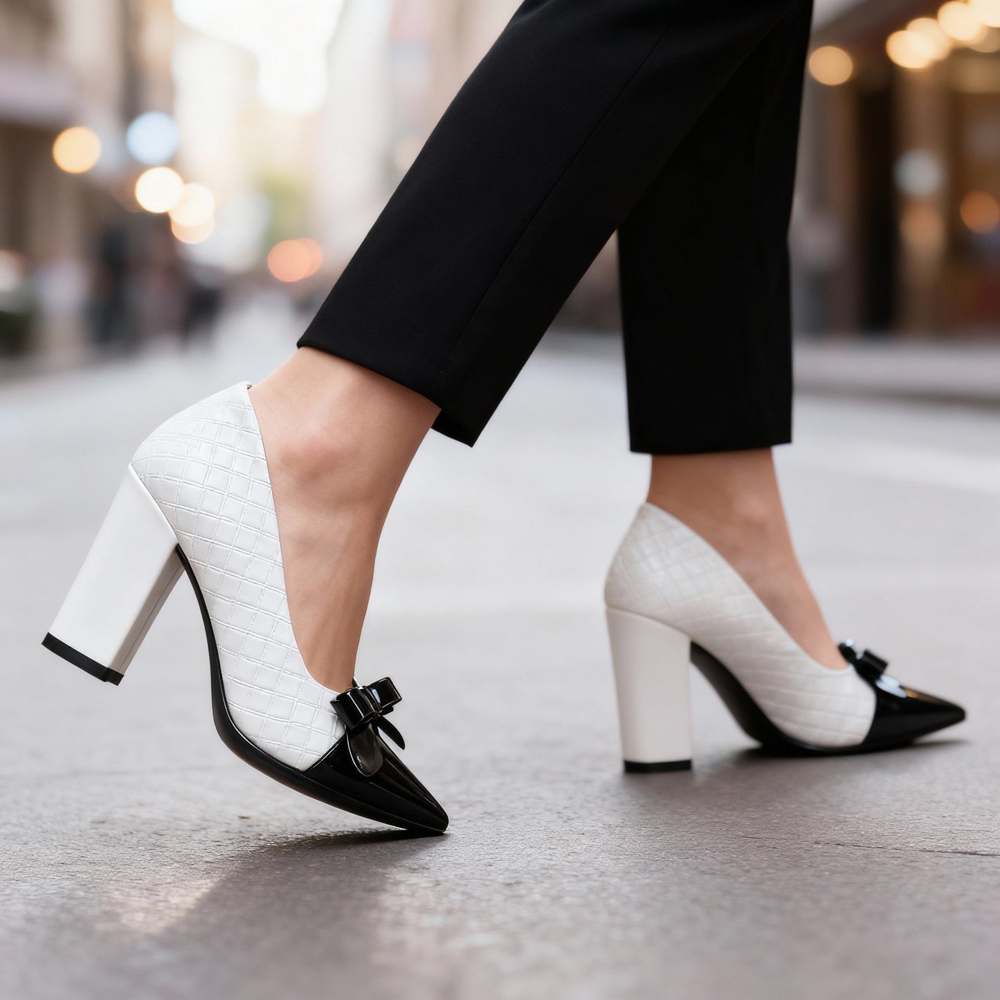 Talons Hauts Femme avec Motif Losange Lucyle