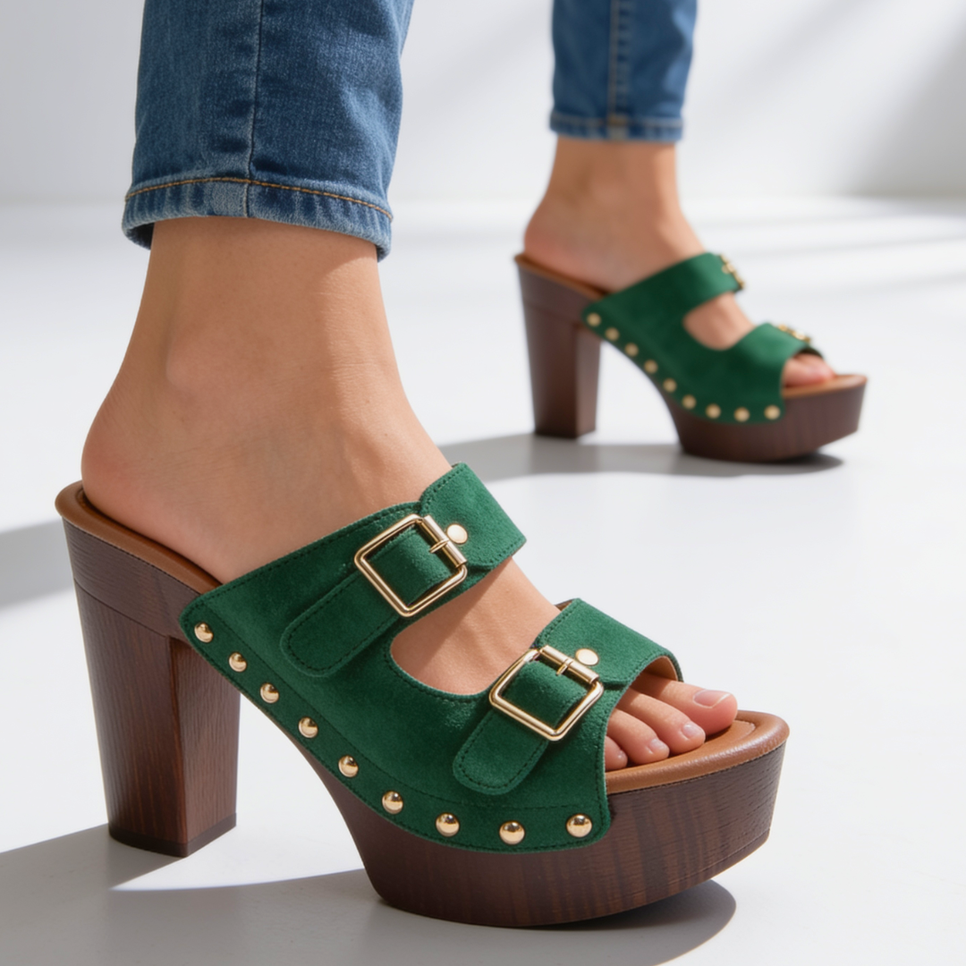 Talons Plateforme Femme avec Brides Réglables Lucyle