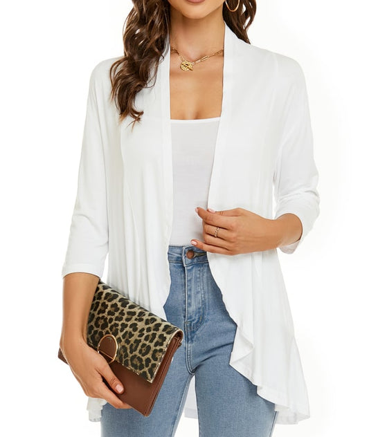 Veste en Tricot Femme avec Devant Ouvert Lucyle