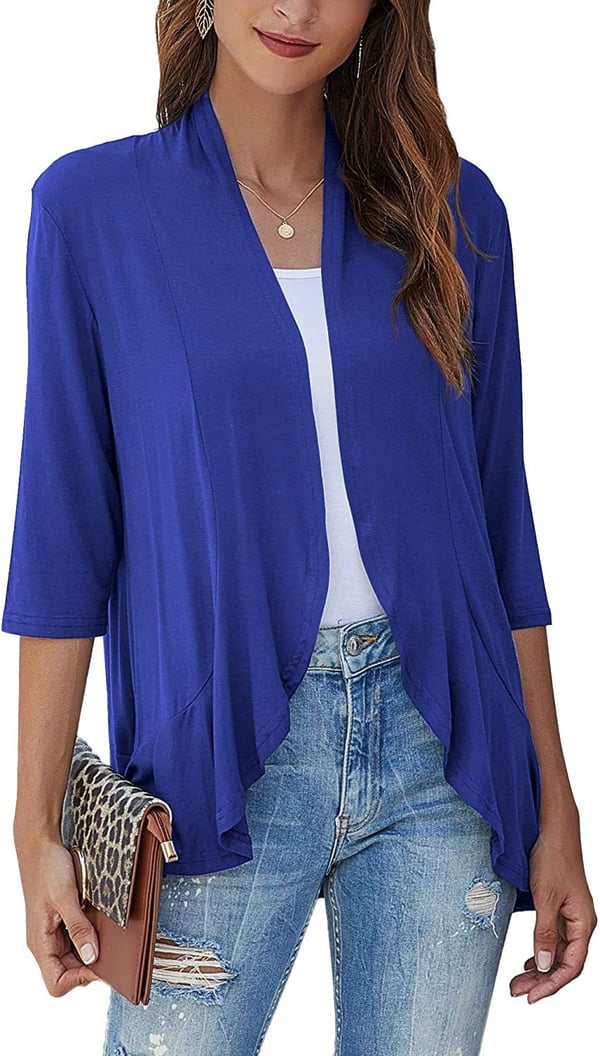 Veste en Tricot Femme avec Devant Ouvert Lucyle