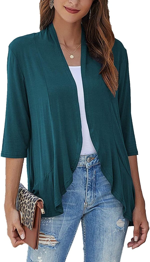 Veste en Tricot Femme avec Devant Ouvert Lucyle