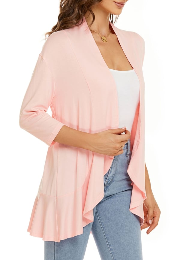 Veste en Tricot Femme avec Devant Ouvert Lucyle